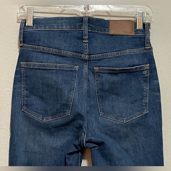 Madewell 11” High Rise Skinny Jeans Size 25 Button Front - Picture 10 of 11